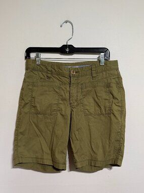 Horny Toad Bermuda Utility Shorts, Linen Blend, Size 4
